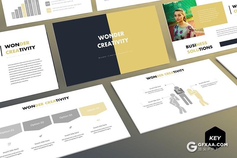 30页5种配色工作计划总结keynote模板 - 顶尖PPT