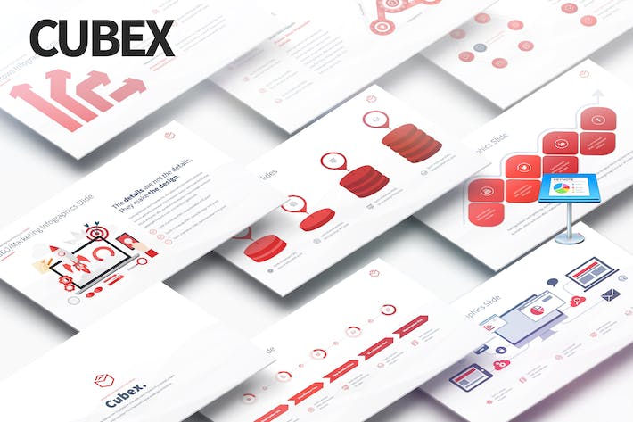 红色商业计划企业合作多用途keynote模板 - 顶尖PPT