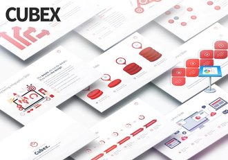 红色商业计划企业合作多用途keynote模板 - 顶尖PPT