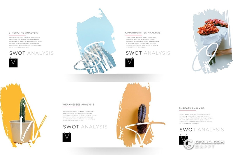 170页创意图片剪影高逼格国外PPT模板 - 顶尖PPT