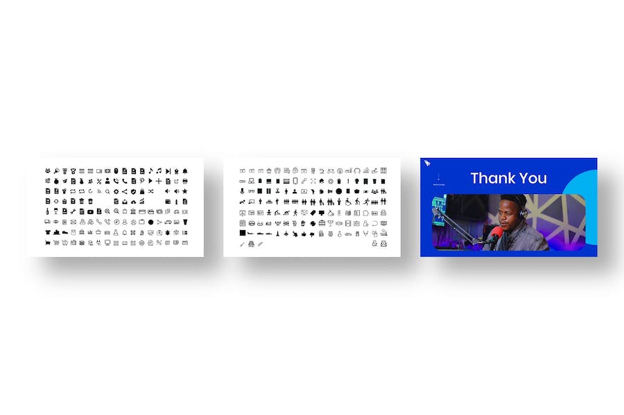 清新商务风格设计展示PPT模板 - 顶尖PPT