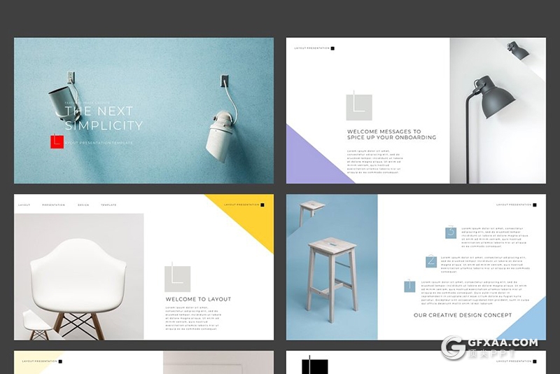 170页简约文艺高逼格国外PPT模板 - 顶尖PPT