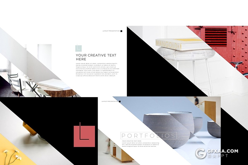 170页简约文艺高逼格国外PPT模板 - 顶尖PPT