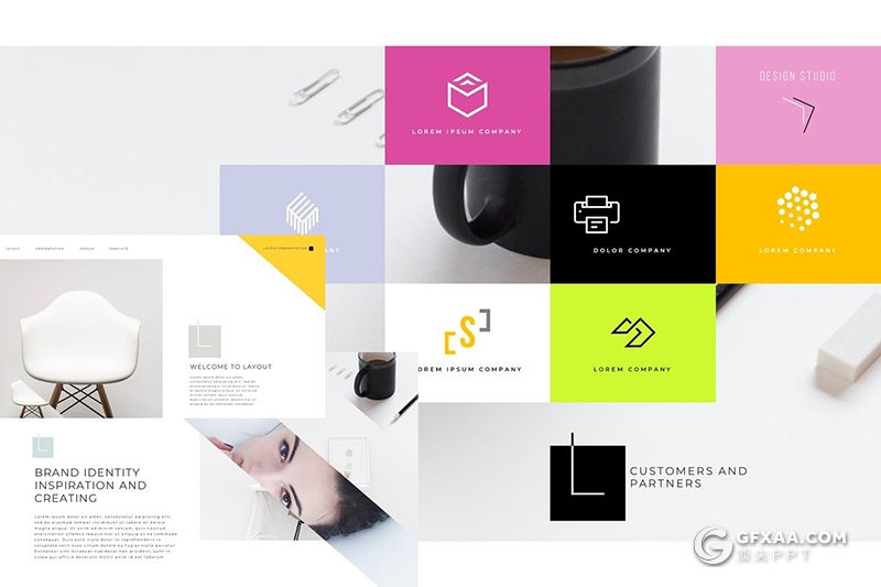 170页简约文艺高逼格国外PPT模板 - 顶尖PPT