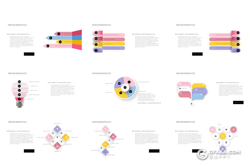 170页简约文艺高逼格国外PPT模板 - 顶尖PPT