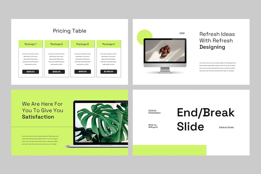 创意极简商业融资演讲Keynote模板 - 顶尖PPT