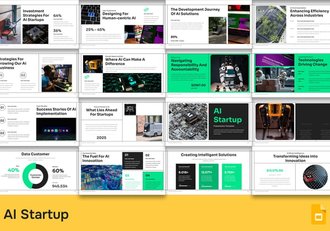 人工智能初创平台PPT模板 - 顶尖PPT