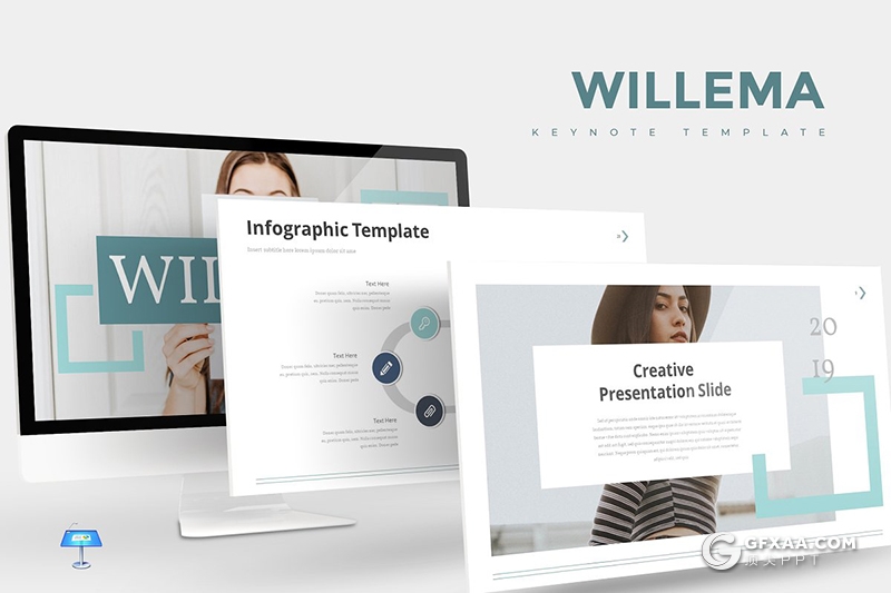 30页5种配色商务工作总结keynote模板 - 顶尖PPT