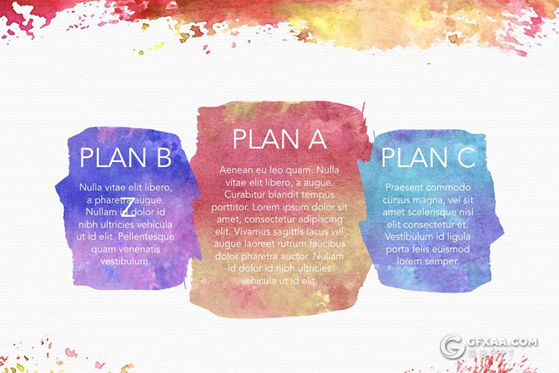 20页4:3规格创意水彩风格Google slides模板 - 顶尖PPT