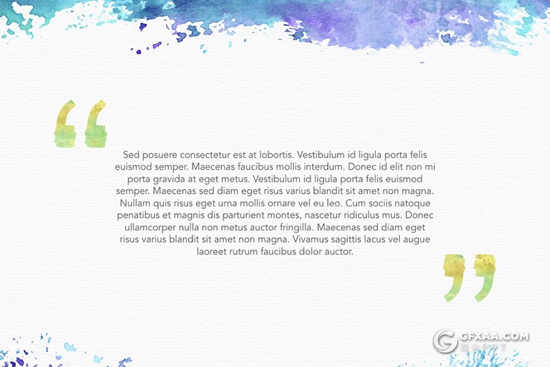 20页4:3规格创意水彩风格Google slides模板 - 顶尖PPT