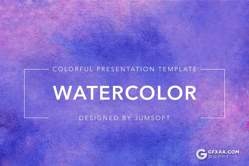 20页4:3规格创意水彩风格Google slides模板 - 顶尖PPT