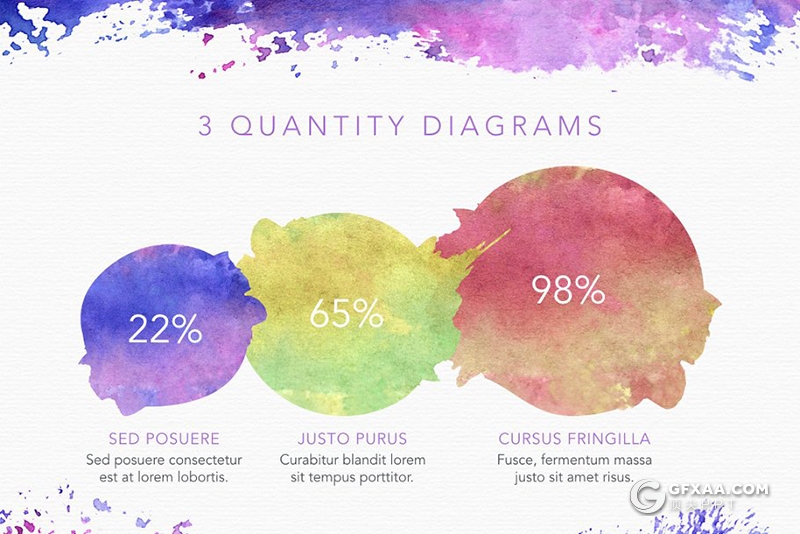 20页4:3规格创意水彩风格Google slides模板 - 顶尖PPT