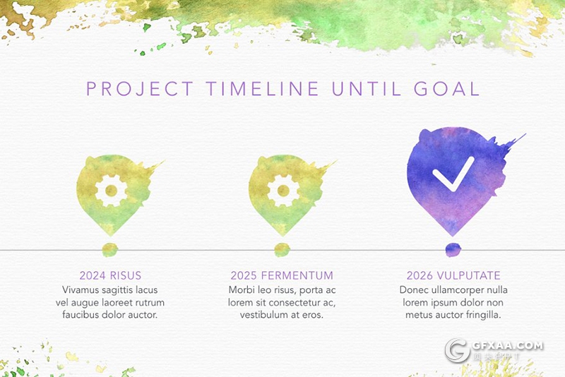 20页4:3规格创意水彩风格Google slides模板 - 顶尖PPT