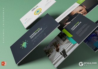 30页5种配色 欧美渐变风格商务通用ppt模板 - 顶尖PPT