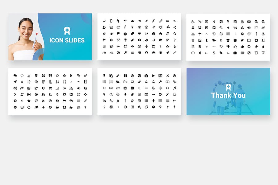 牙科诊所业务介绍主题演讲Keynote模板 - 顶尖PPT