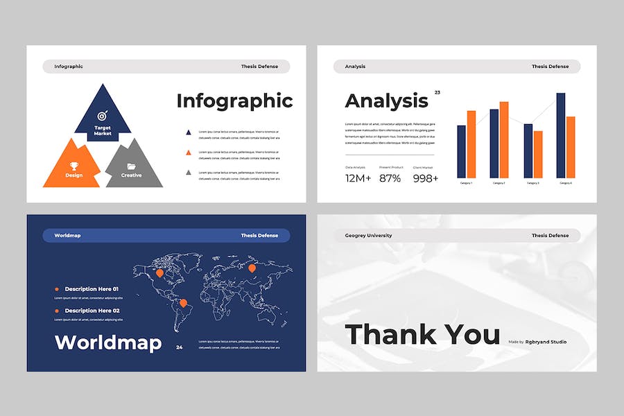 学位论文答辩展示讲述Keynote模板 - 顶尖PPT