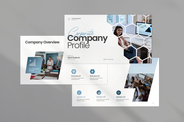 公司简介主题keynote模板 - 顶尖PPT