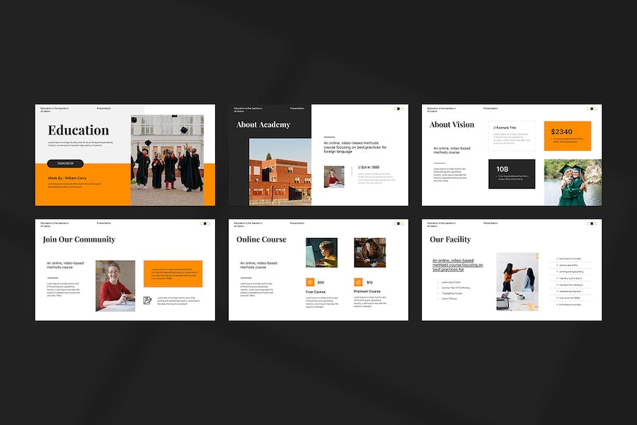 简洁教育培训演示文稿PPT模板 - 顶尖PPT