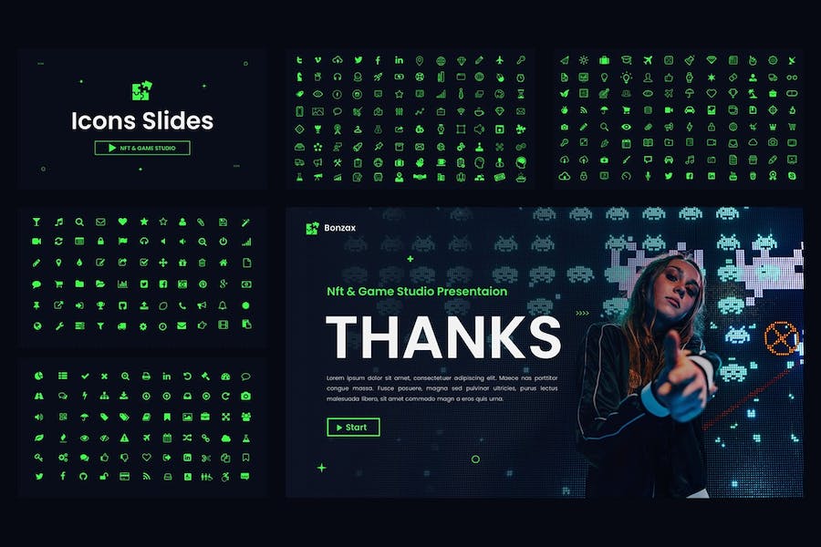 游戏开发工作室项目策划运营PPT模板 - 顶尖PPT