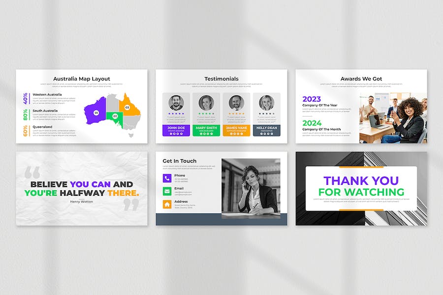 极简商业计划书项目策划PPT模板 - 顶尖PPT