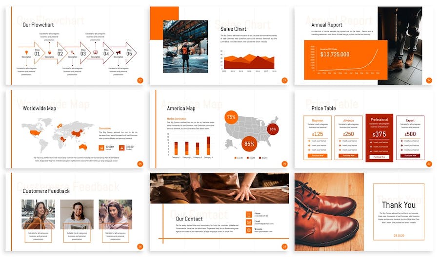 时尚服装品牌推介展示方案Keynote模板 - 顶尖PPT