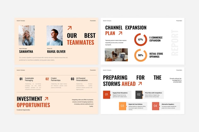 现代商业报告工作总结PPT模板 - 顶尖PPT