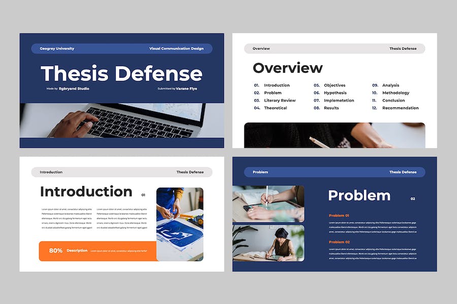 学位论文答辩展示讲述Keynote模板 - 顶尖PPT