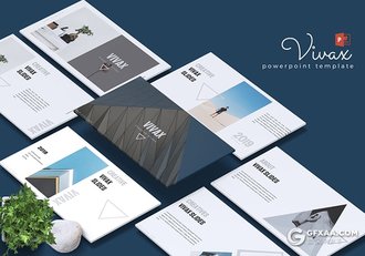 30页极简商务风格keynote模板 包含5种配色模板 - 顶尖PPT