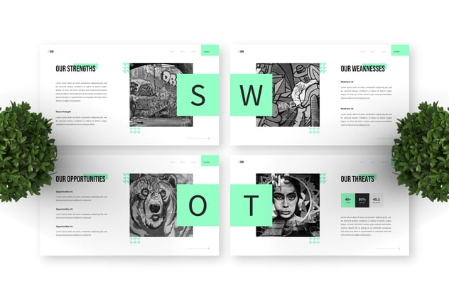 城市涂鸦风格PPT模板 - 顶尖PPT