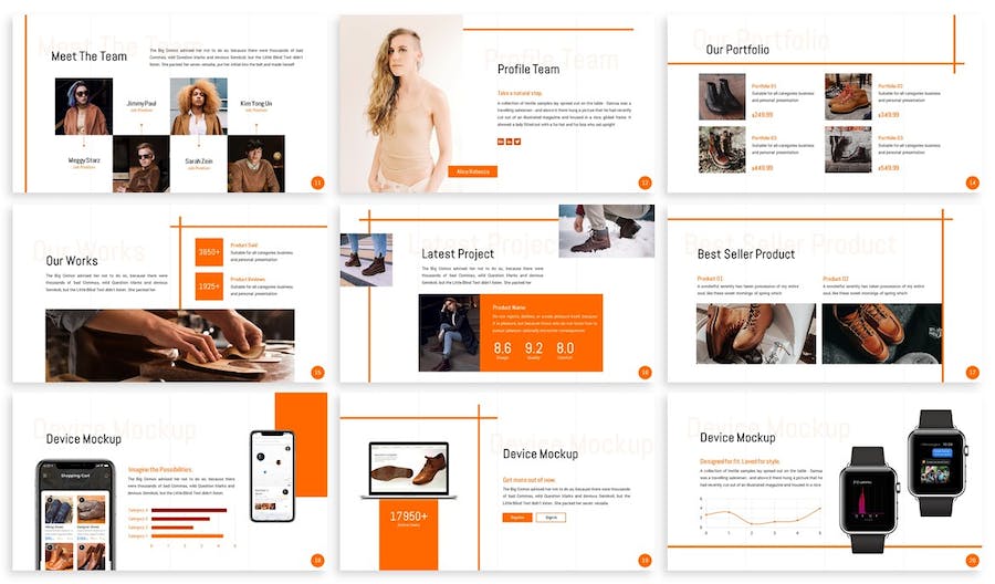 时尚服装品牌推介展示方案Keynote模板 - 顶尖PPT