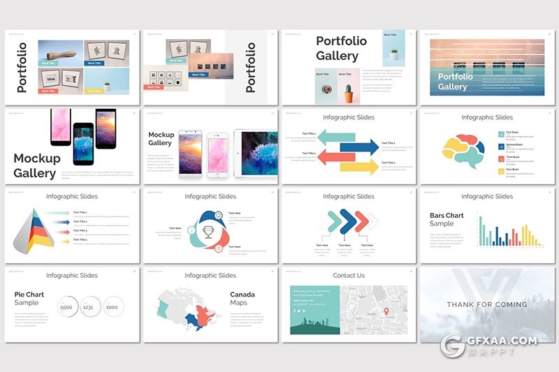 32页国外色彩公司介绍业务合作展示ppt模板 - 顶尖PPT