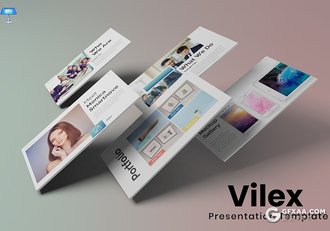 32页国外色彩公司介绍业务合作展示keynote模板 - 顶尖PPT