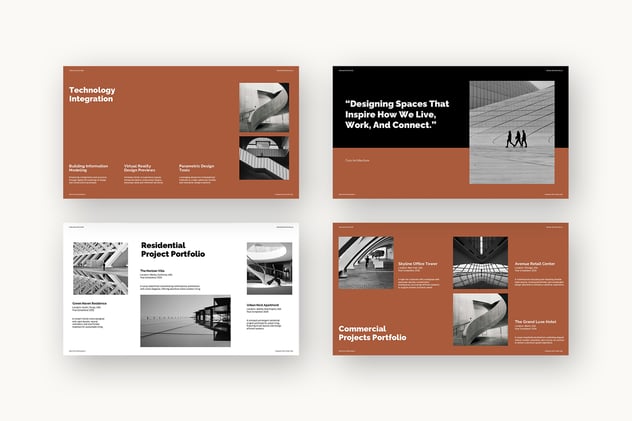 建筑师专业主题演讲Keynote模板 - 顶尖PPT