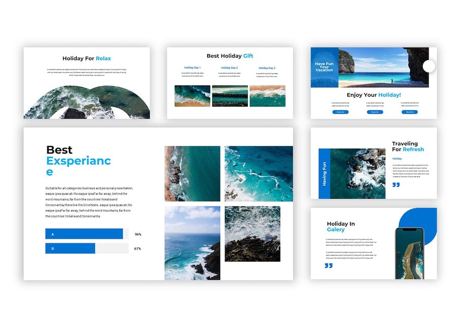 海洋主题展示设计营销方案PPT模板 - 顶尖PPT