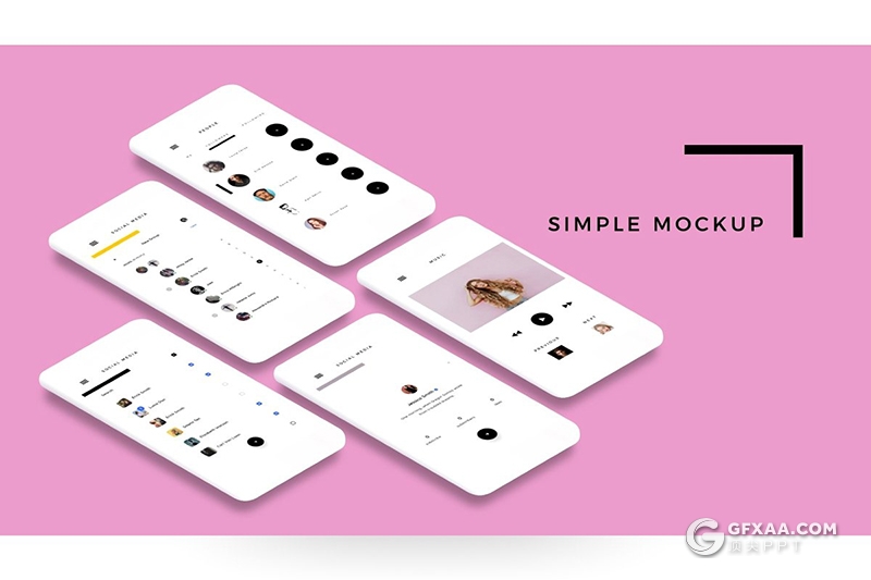 130页国外精美微粒体简约风格PPT模板 - 顶尖PPT