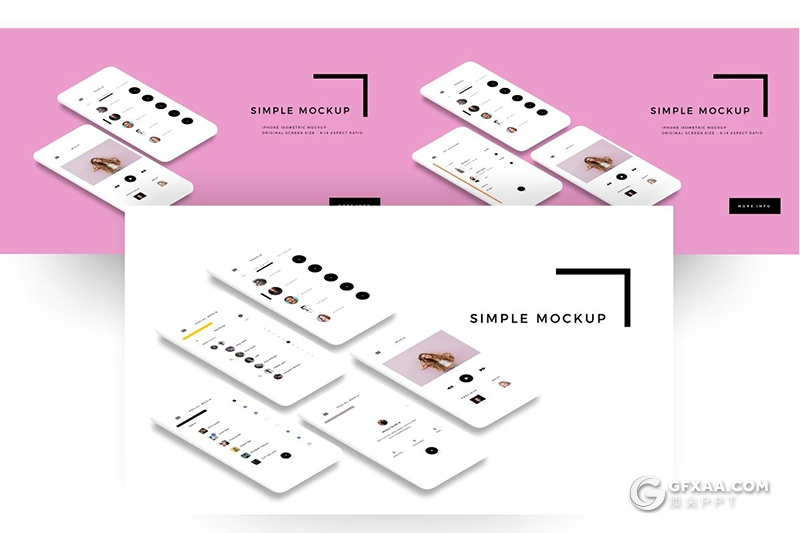 130页国外精美微粒体简约风格PPT模板 - 顶尖PPT