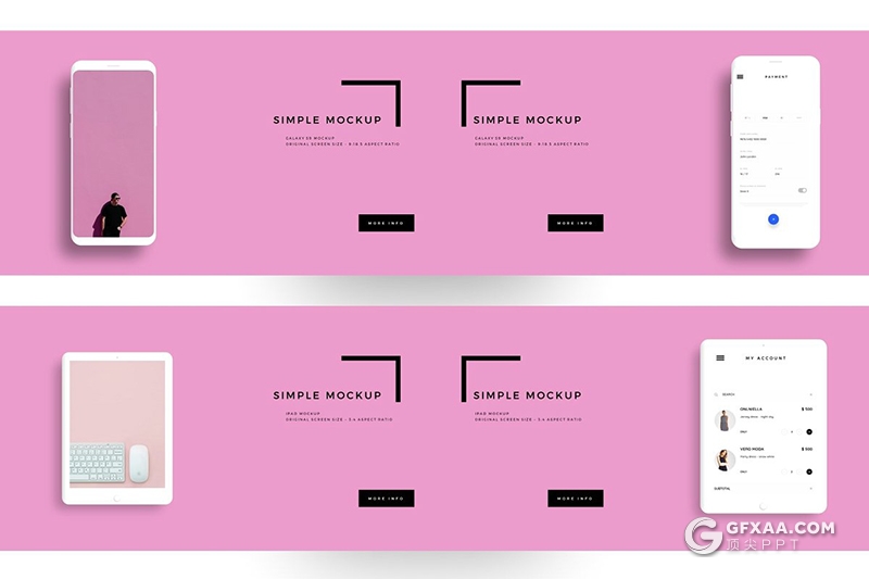 130页国外精美微粒体简约风格PPT模板 - 顶尖PPT