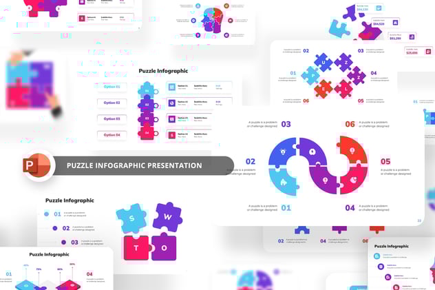 益智信息图形PPT模板 - 顶尖PPT