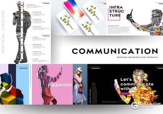 102页国外创意人物剪影图片多用途ppt模板 - 顶尖PPT