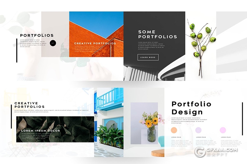 140页欧美简约时尚风格PPT模板 - 顶尖PPT