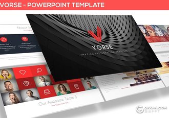 32页国外团队介绍商务通用keynote模板 4种主题配色 - 顶尖PPT