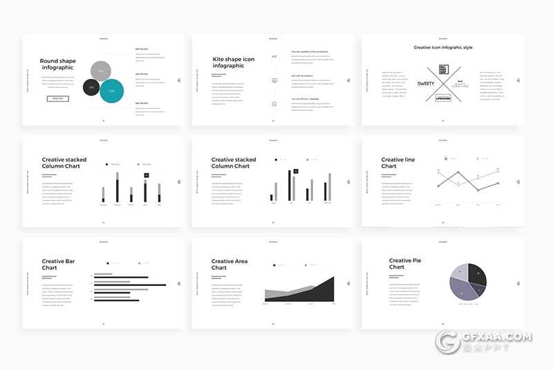 114页欧美简约风格服装展示PPT模板 - 顶尖PPT