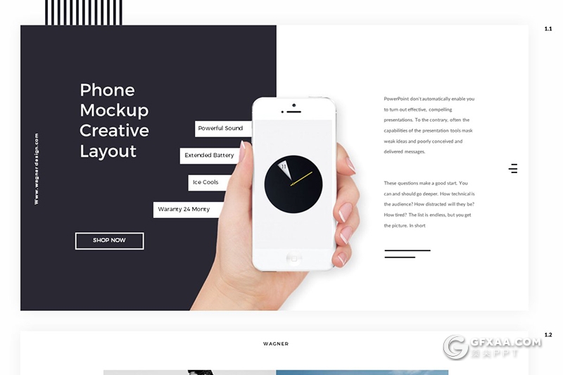 114页欧美简约风格服装展示PPT模板 - 顶尖PPT