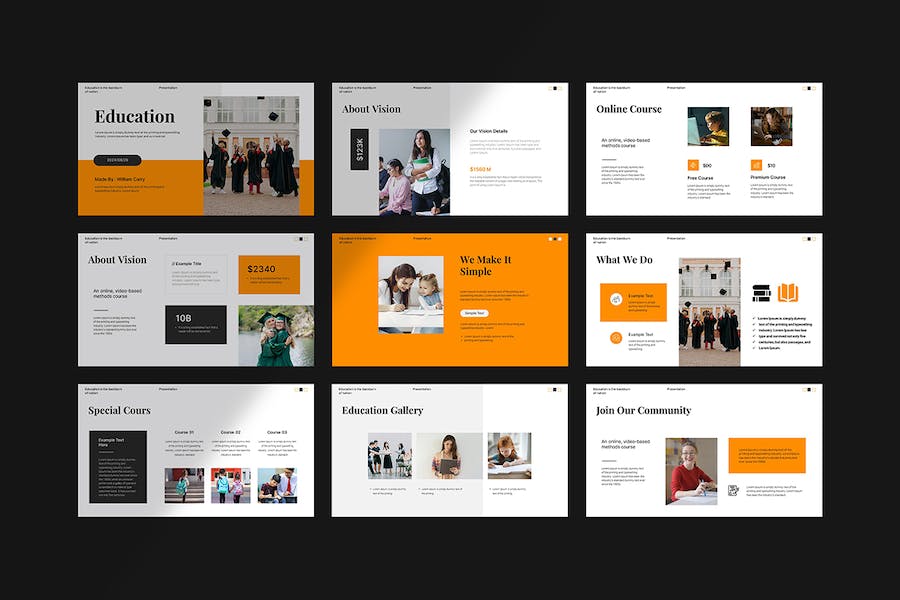 简洁教育培训演示文稿PPT模板 - 顶尖PPT