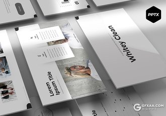 30页黑灰简约风格ppt模板 5种主题配色 - 顶尖PPT