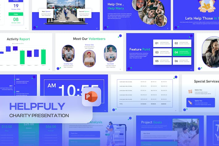慈善公益活动方案推广PPT模板 - 顶尖PPT