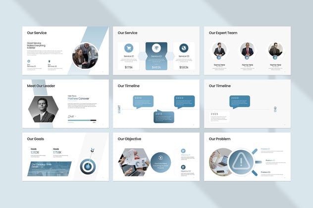 公司简介主题keynote模板 - 顶尖PPT