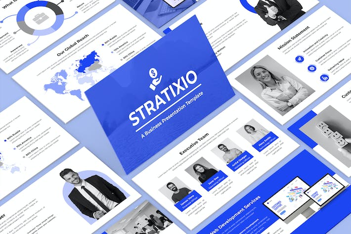 商务演讲展示设计方案PPT模板 - 顶尖PPT