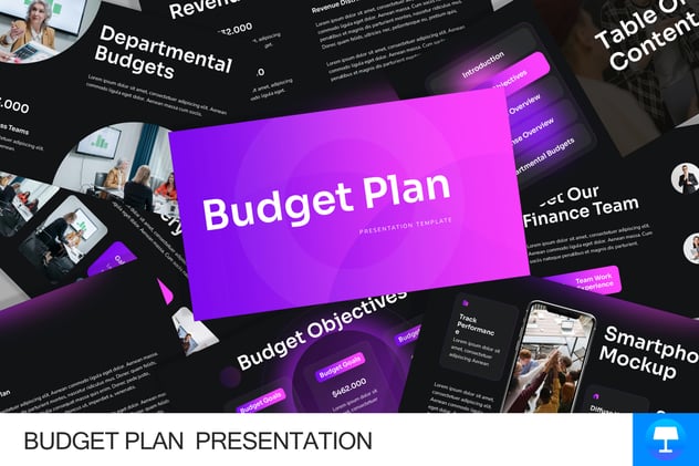 预算规划与成本管理Keynote模板 - 顶尖PPT