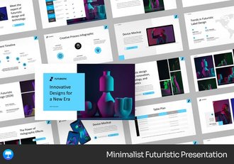 AI人工智能现代未来科技Keynote模板 - 顶尖PPT